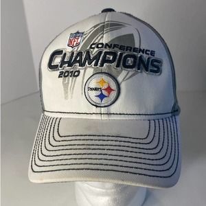 Conference Champions 2010 NFL Steelers Hat Reebok Super Bowl XLV